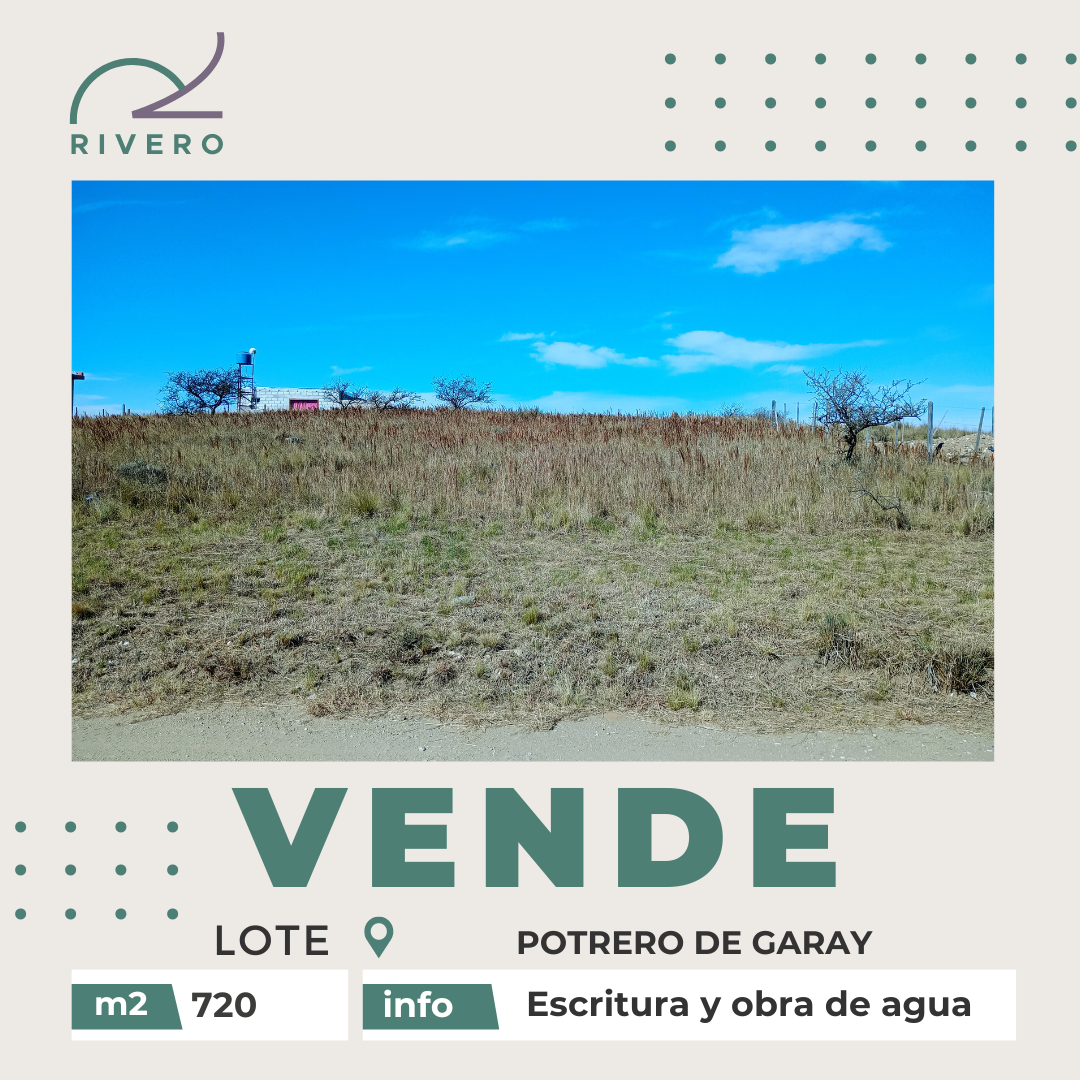 SE VENDE Lote en Potrero de Garay
