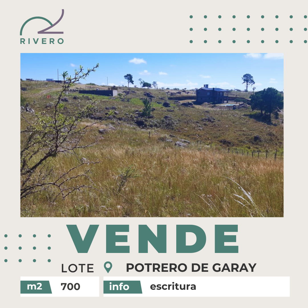 Lote en Venta en Potrero de Garay