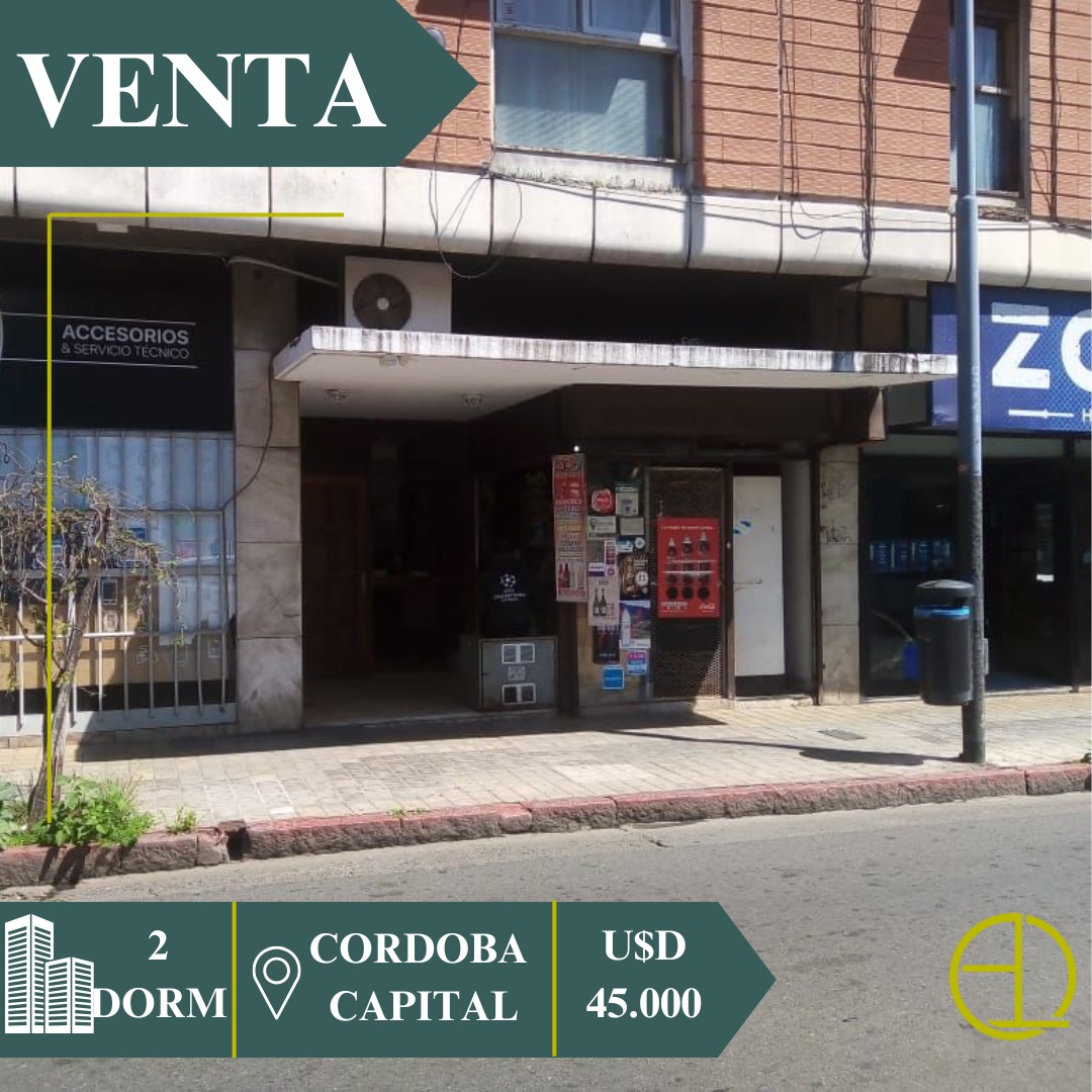 Se vende departamento de dos dormitorios en Córdoba Capital, Barrio Centro.