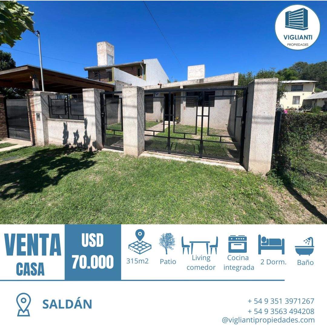 VENTA CASA EN SALDAN!- Excepcional ubicación