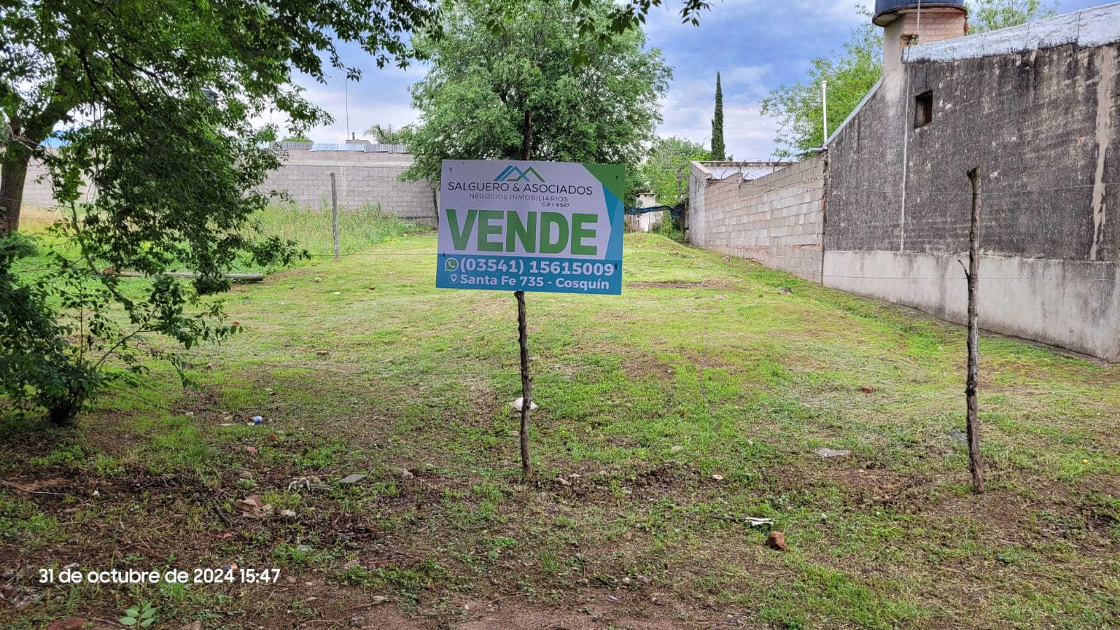 SE VENDE TERRENO EN SANTA MARIA DE PUNILLA