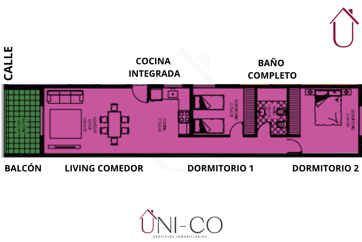 VENTA. DEPARTAMENTO A ESTRENAR. 2 DORMITORIOS. BALCÓN CON ASADOR. ALBERDI. CÓRDOBA.