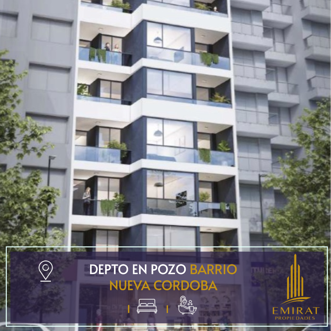 VENTA DEPARTAMENTOS EN POZO 1 DORM EN NUEVA CBA