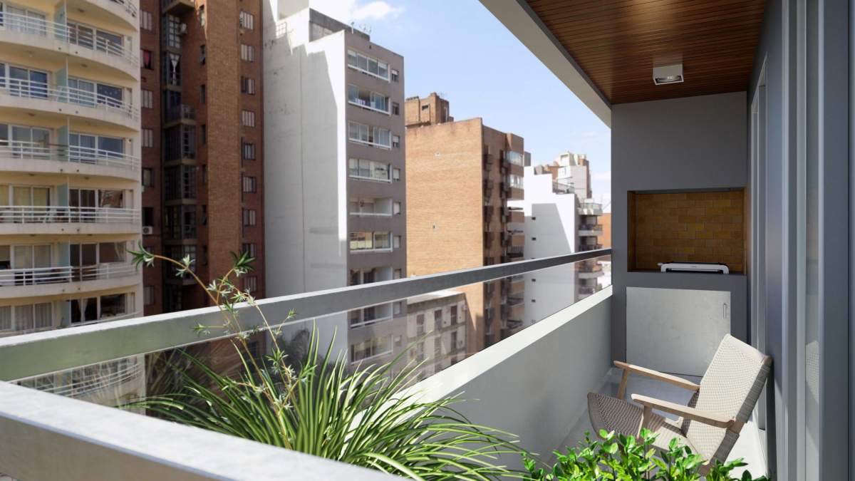 Obispo Trejo 1113 Un dormitorio con terraza y 2 baños