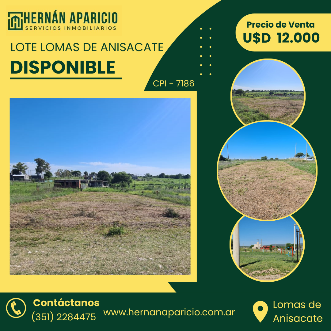 LOTE LOMAS DE ANISACATE