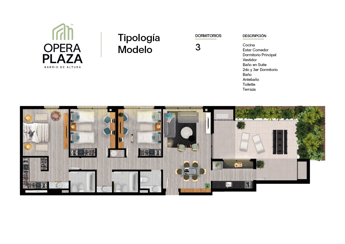 VENDO DEPARTAMENTO EN OPERA PLAZA (AMPLIA FINANCIACION)