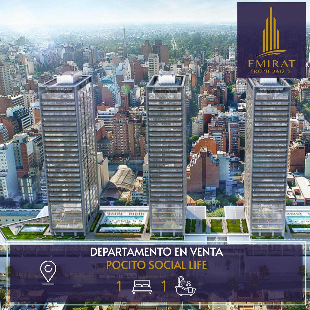 VENDO DEPARTAMENTO DE UN DORMITORIO EN POCITO SOCIAL LIFE