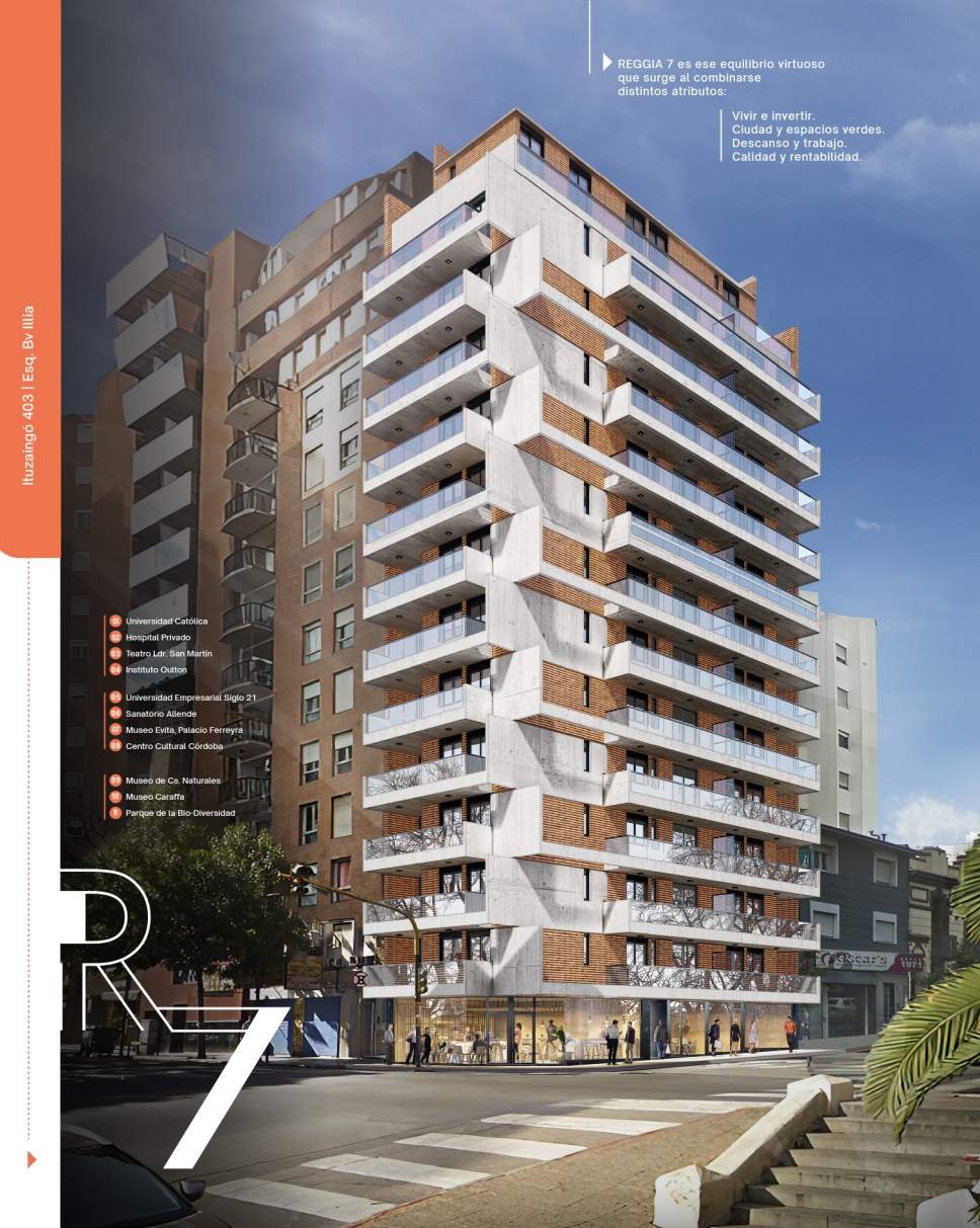 Ituzaingó 400 esquina Bv Illia Un dormitorio Frente gran balcón