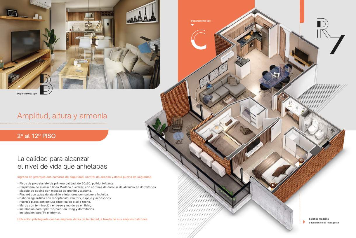 Ituzaingó 400 esquina Bv Illia Un dormitorio Frente gran balcón