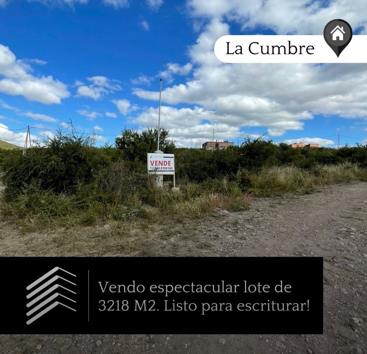 Lote En La Cumbre  Cruz Chica Con Escritura Y Vistas Increíbles !