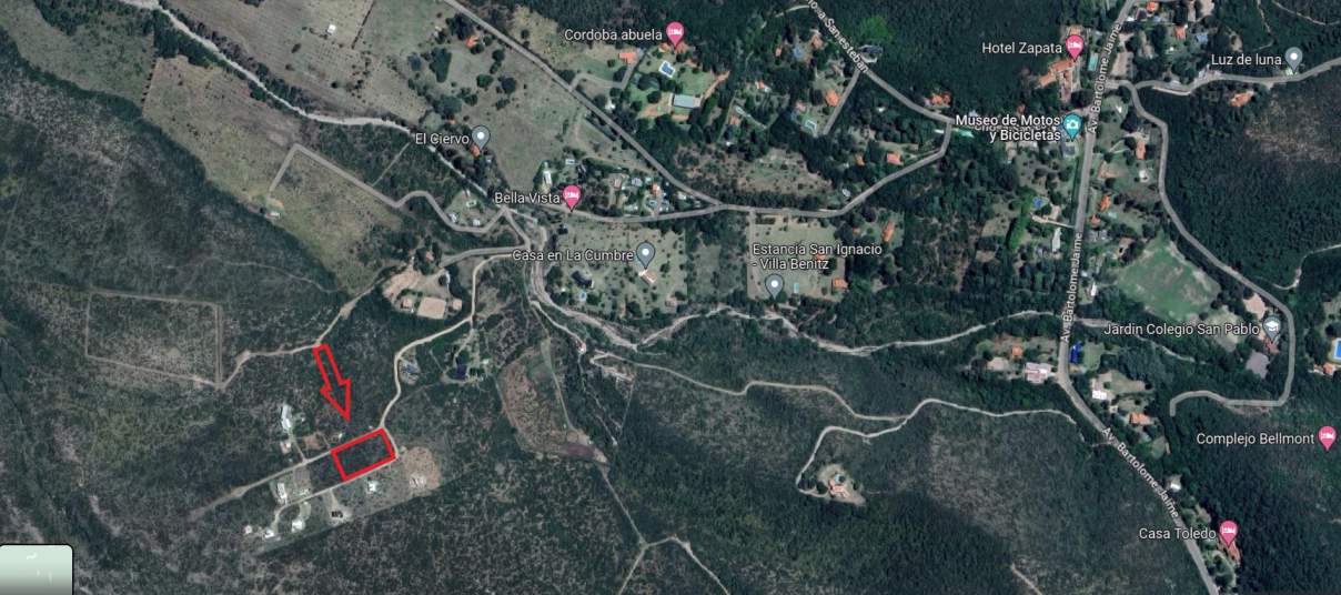 Lote En La Cumbre  Cruz Chica Con Escritura Y Vistas Increíbles !