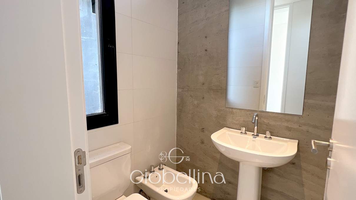 Casa moderna vista fondo golf en Estancia El Terron con pileta a estrenar