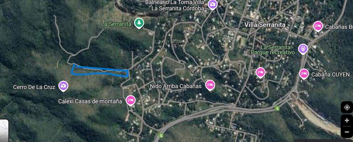 7 Ha La Serranita , escritura todos los servicios , 300 mts del rio !!!!