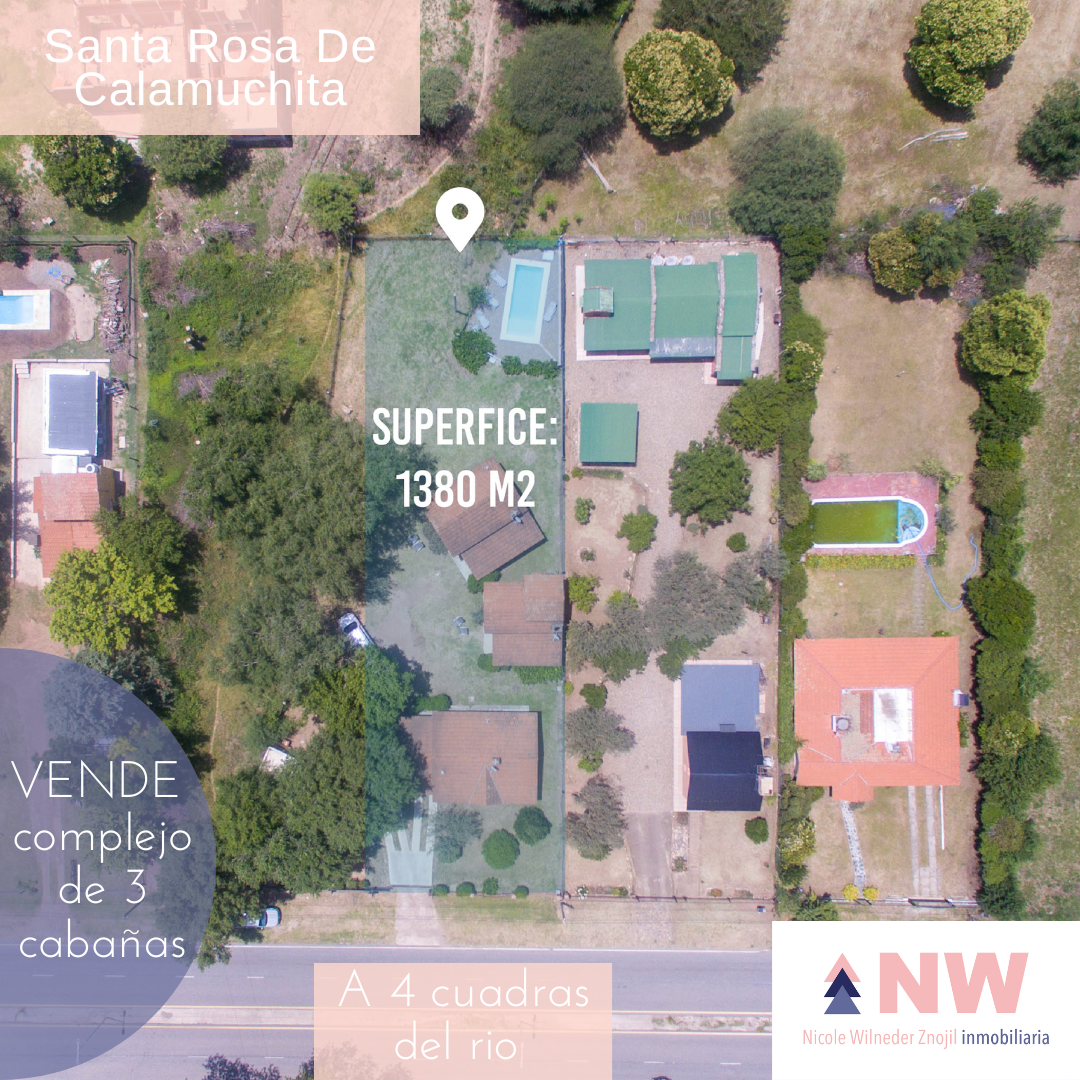 Complejo de 3 cabañas - Santa Rosa de Calamuchita - Córdoba