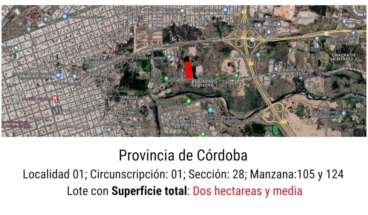 ¡OPORTUNIDAD INDUSTRIAL EN BAJADA DE PIEDRA!  PREDIO DE 23.000 M