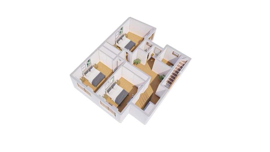 Complejo TERRAZZE IV y V casas individuales desarrolladas en 3 plantas en pozo.