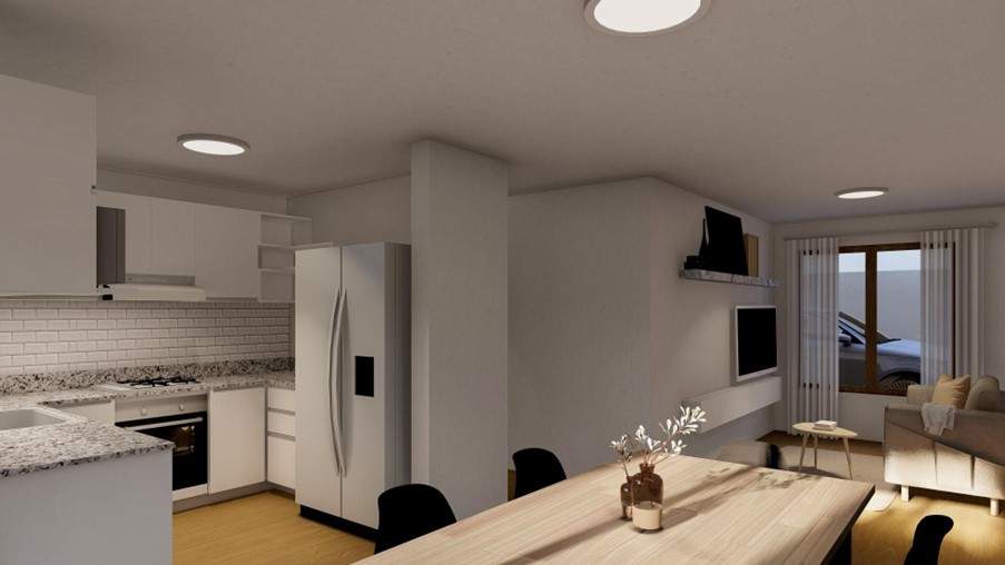 Complejo TERRAZZE IV y V casas individuales desarrolladas en 3 plantas en pozo.