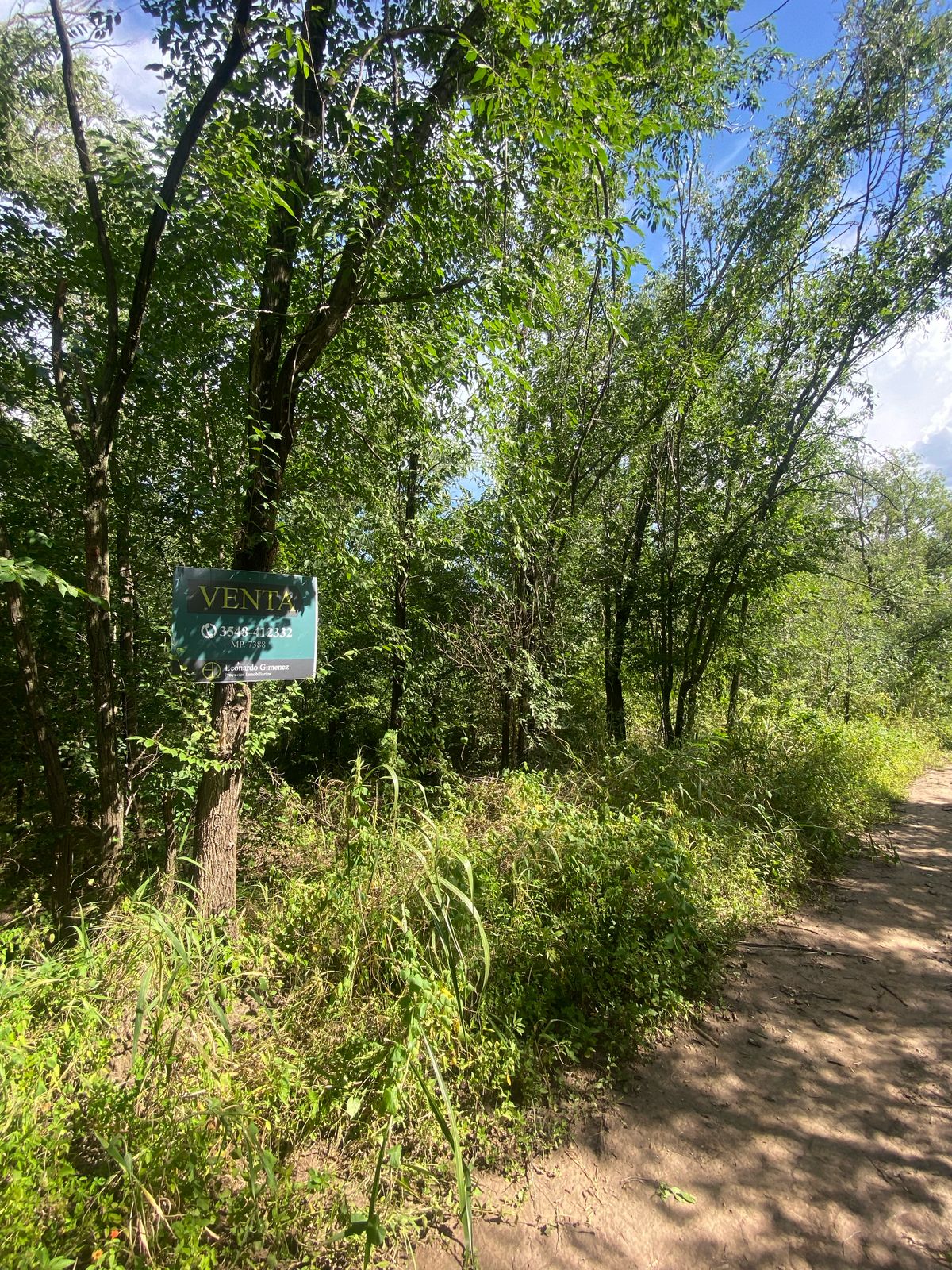 Se vende lote en barrio Villa Parque San Jorge, Molinari. Provincia de Córdoba.