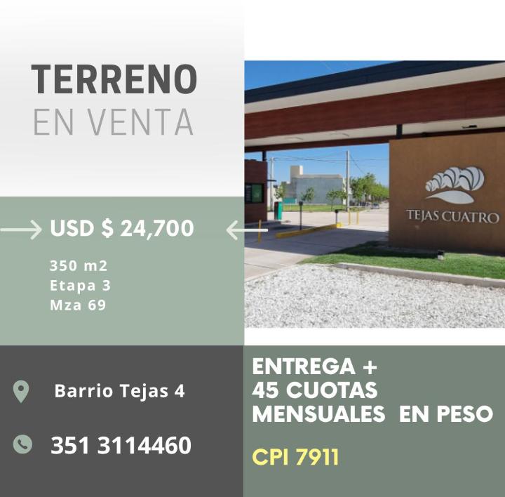 TERRENO EN VENTA - TEJAS 4