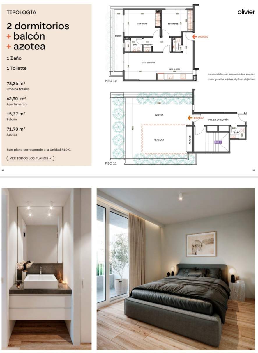 Departamento 2 dorm en Suit - Nueva Córdoba