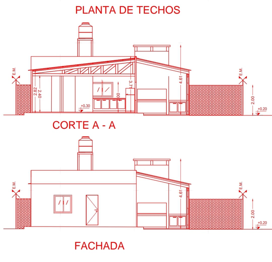 Casa 3 Ambientes en Villa La Ribera, Villa Quillinzo, a pocas cuadras del Rio. Prefabricada a TERMINAR