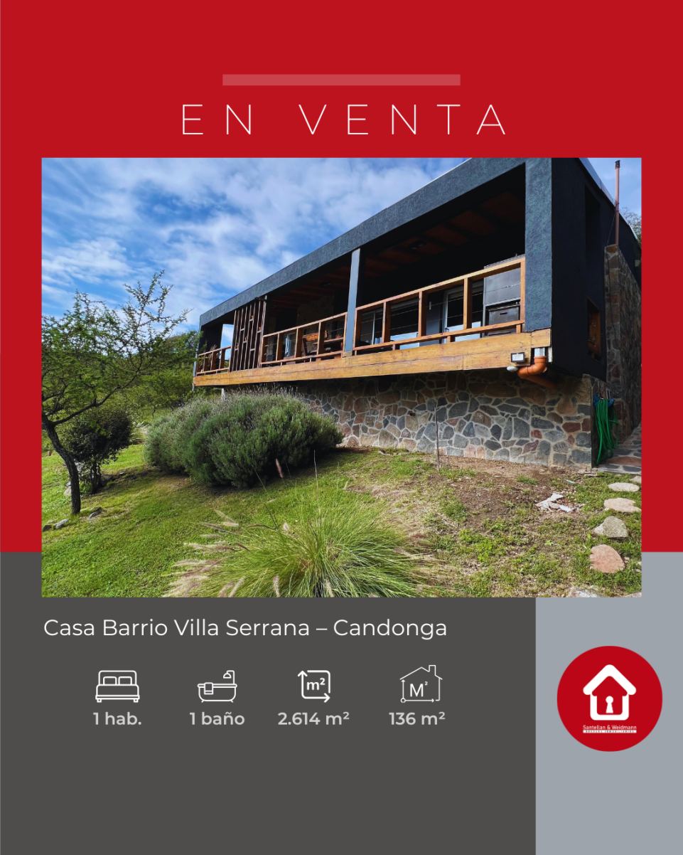 Casa ubicada en Barrio Villa Serrana 