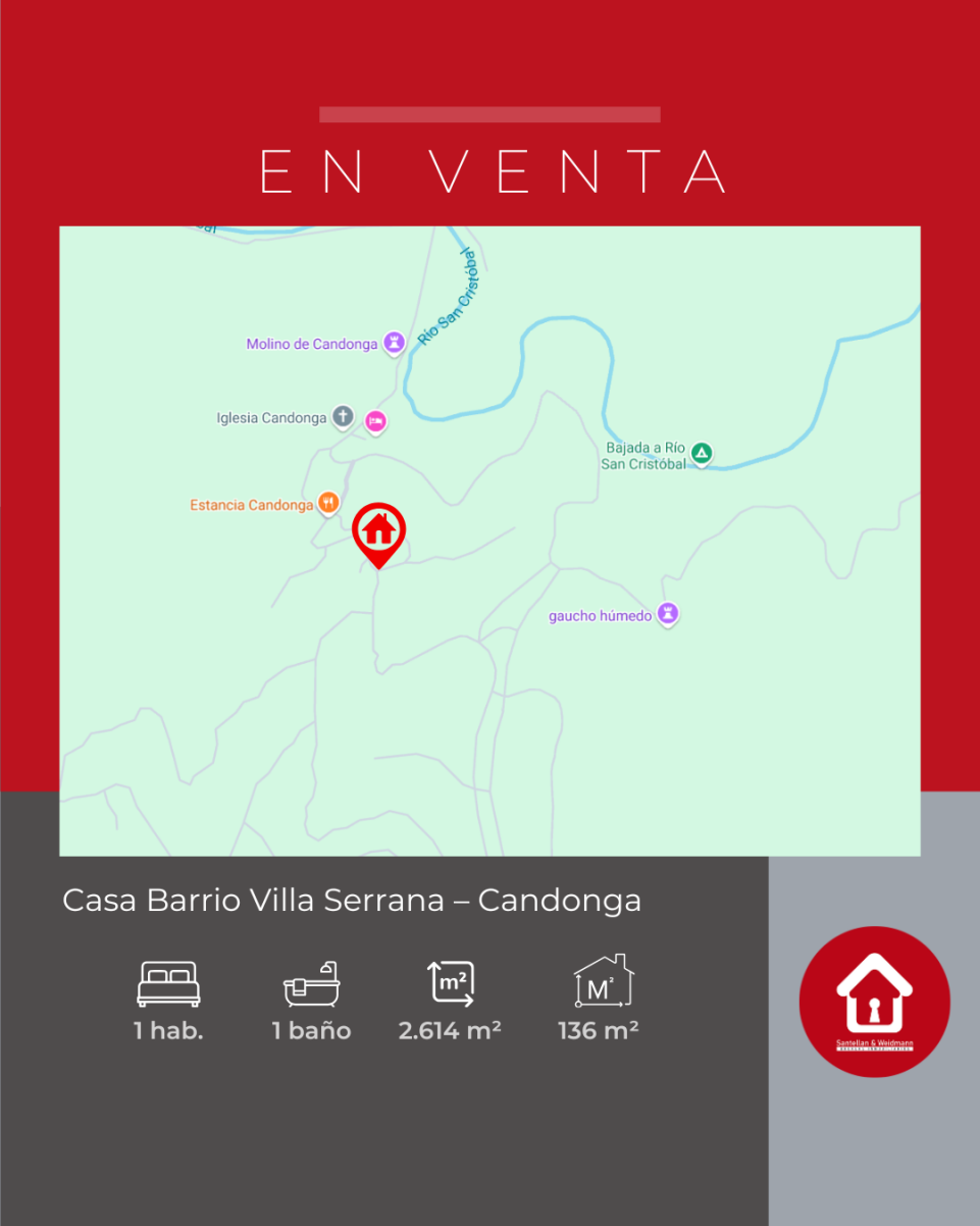 Casa ubicada en Barrio Villa Serrana 