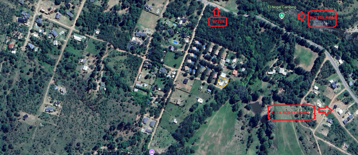 CABAÑA  DE 3 AMB CON PILETA  EN SANTA MÓNICA-CALAMUCHITA