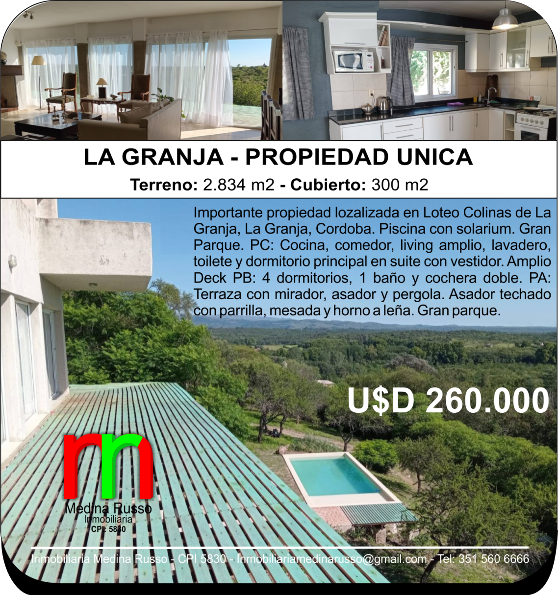 LA GRANJA - PROPIEDAD UNICA