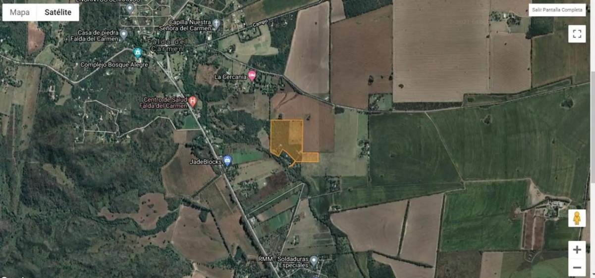 Se vende Campo 7 Htas Falda del Carmen Camino Alta Gracia