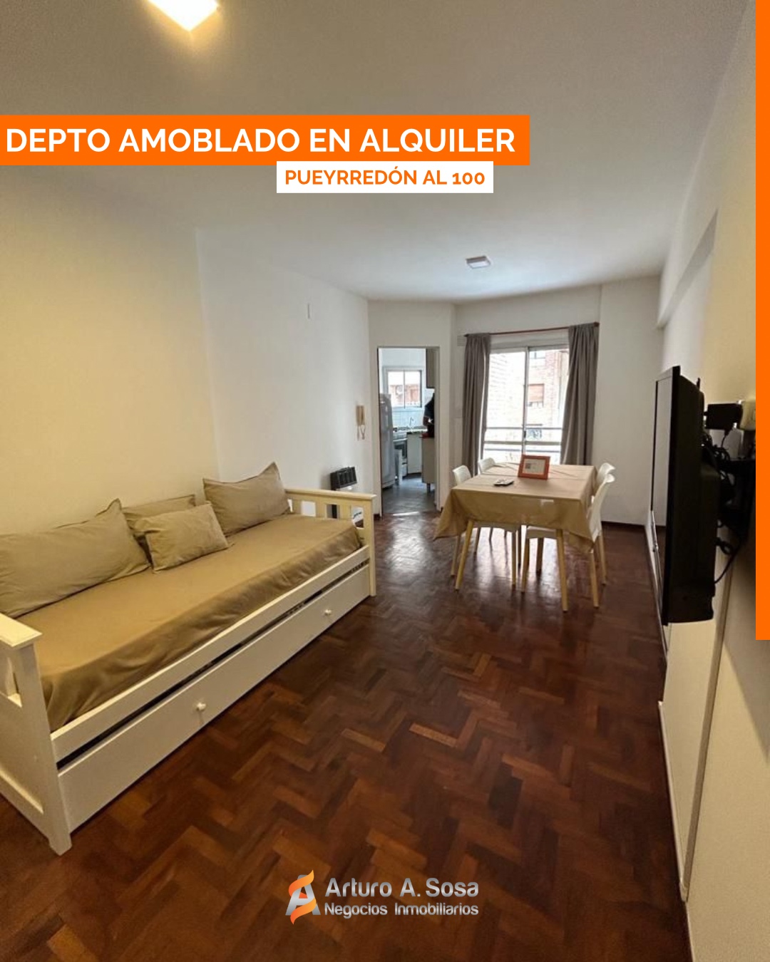 DEPTO AMOBLADO EN ALQUILER