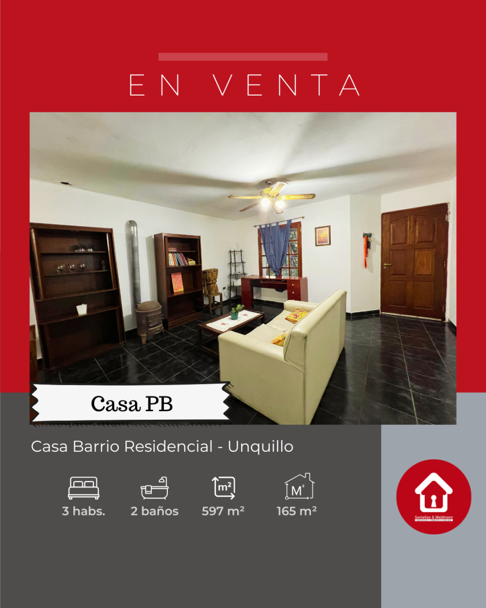 Casa ubicada en Barrio Residencial  Unquillo