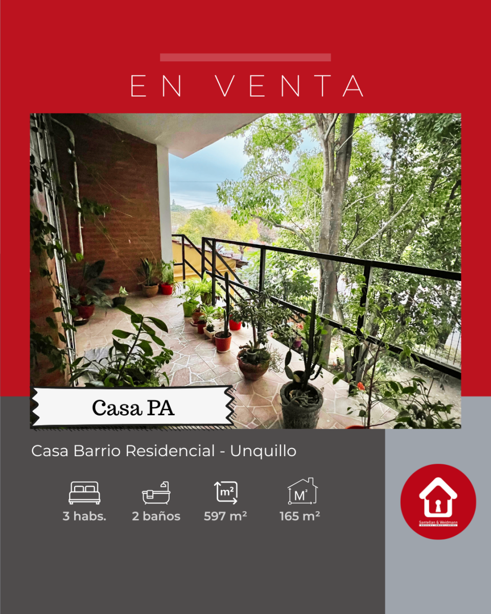 Casa ubicada en Barrio Residencial  Unquillo