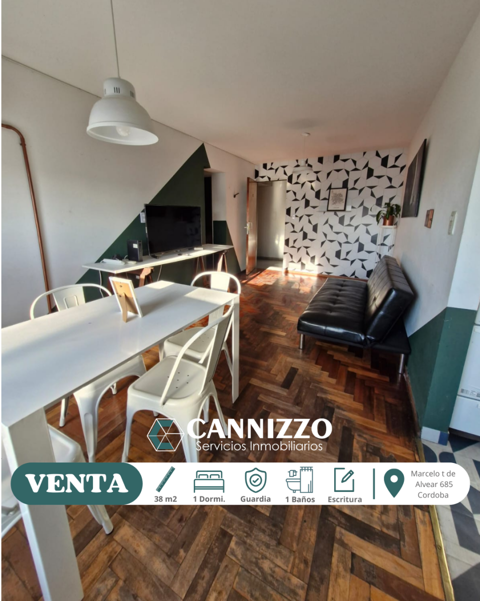 Venta Dpto Marcelo T de Alvear. 1 Dormitorio Guemes