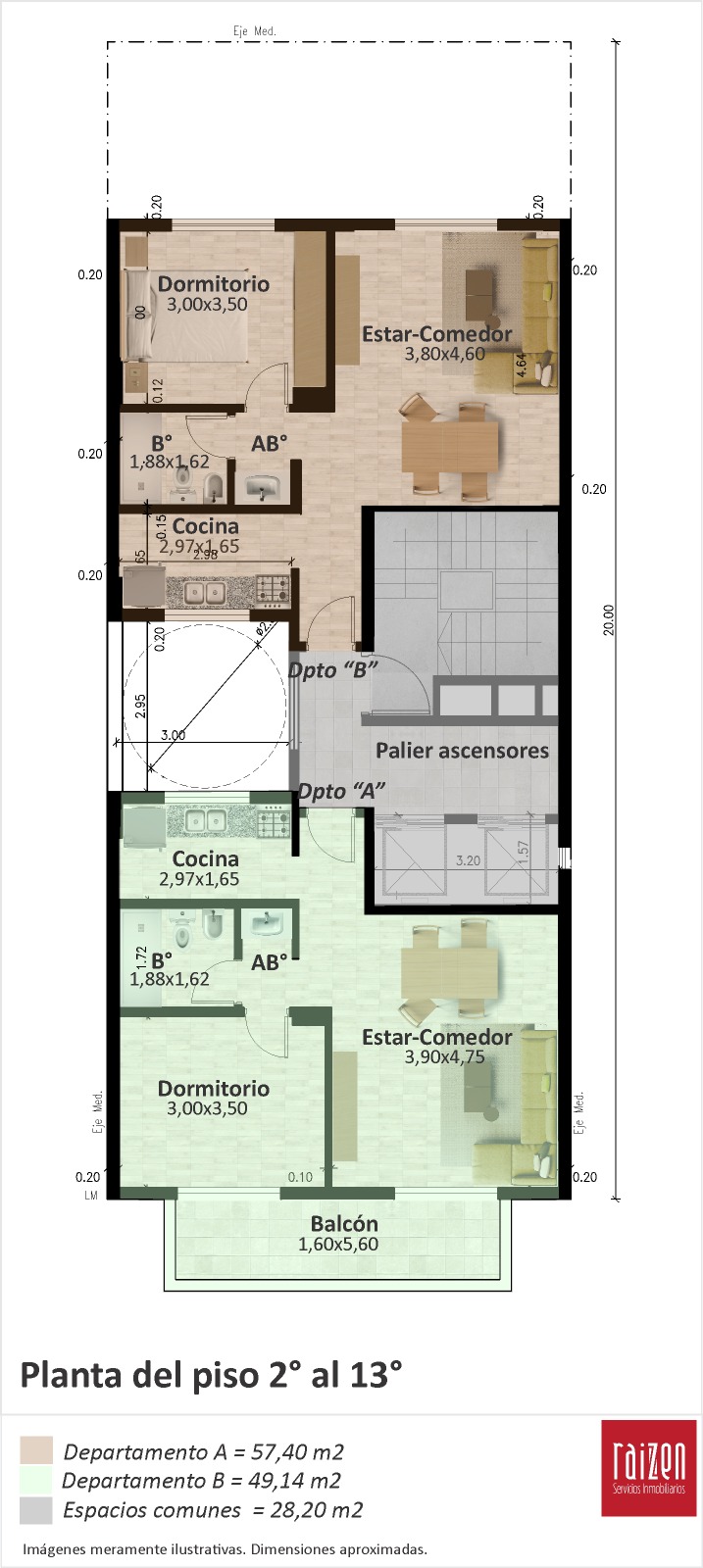 Se vende edificio en construcción. 13 pisos. 60% avance obra. B Nueva Córdoba