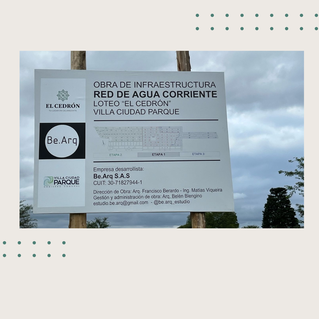 Se vende lote en Villa Ciudad Parque los Reartes