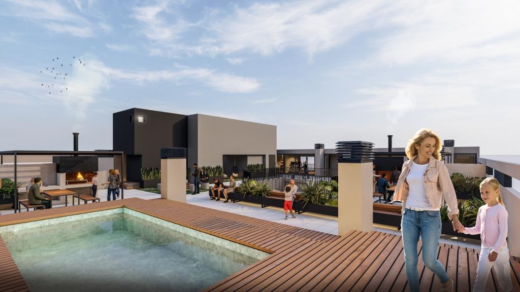 DPTO. UN DORMITORIO Y COCHERA- EN POZO -EDIFICIO MID JERÓNIMO
