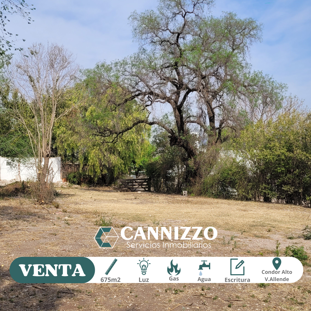 Venta lote en Villa Allende, Condor Alto - 675 M, Excelentes Zona