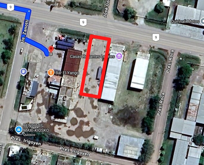 VENDO LOTE SOBRE RUTA NAC N9 465KM, B ENSANCHE OESTE,  LEONES , DEPTO MARCOS JUAREZ
