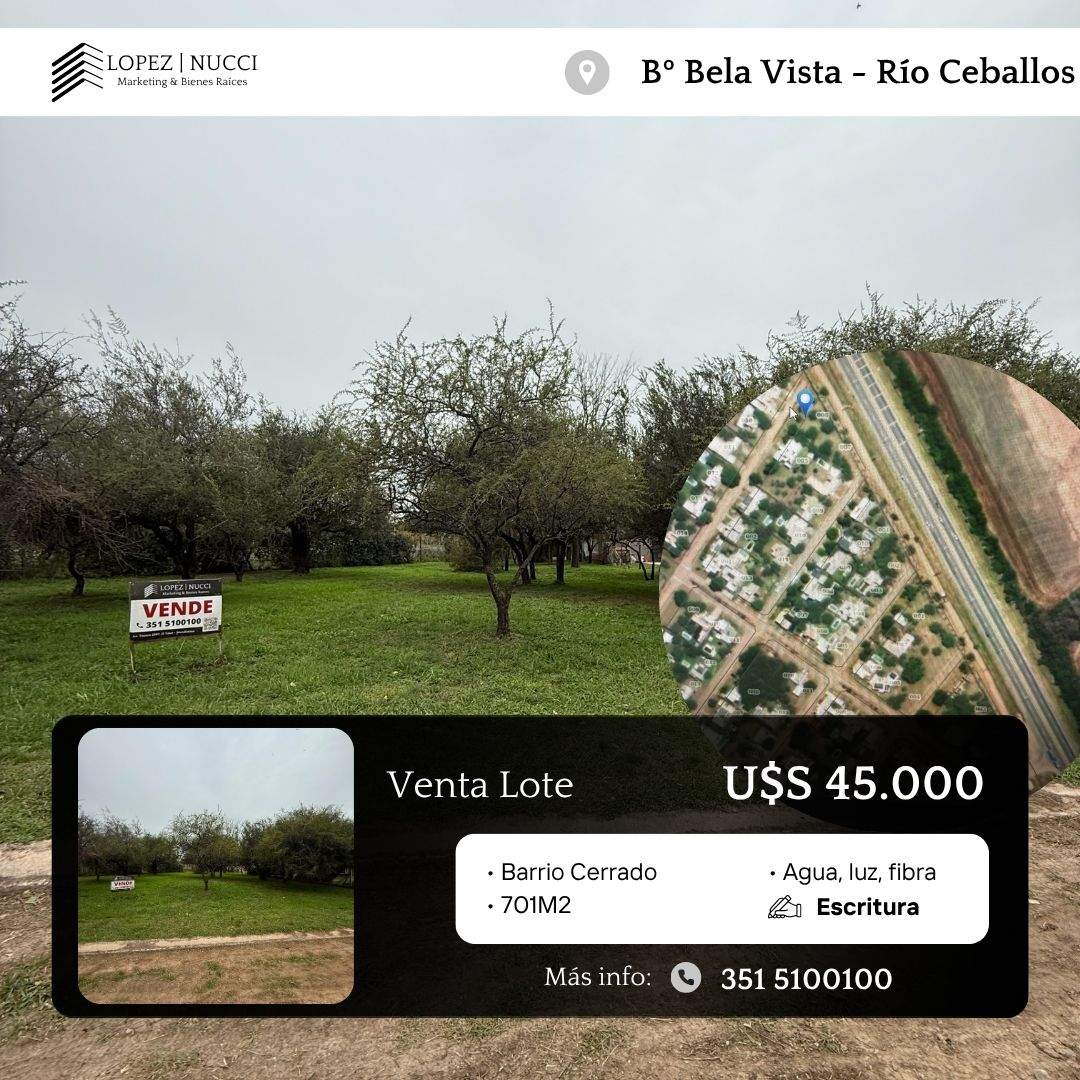 LOTE BELA VISTA RIO CEBALLOS ESC. OFERTAS