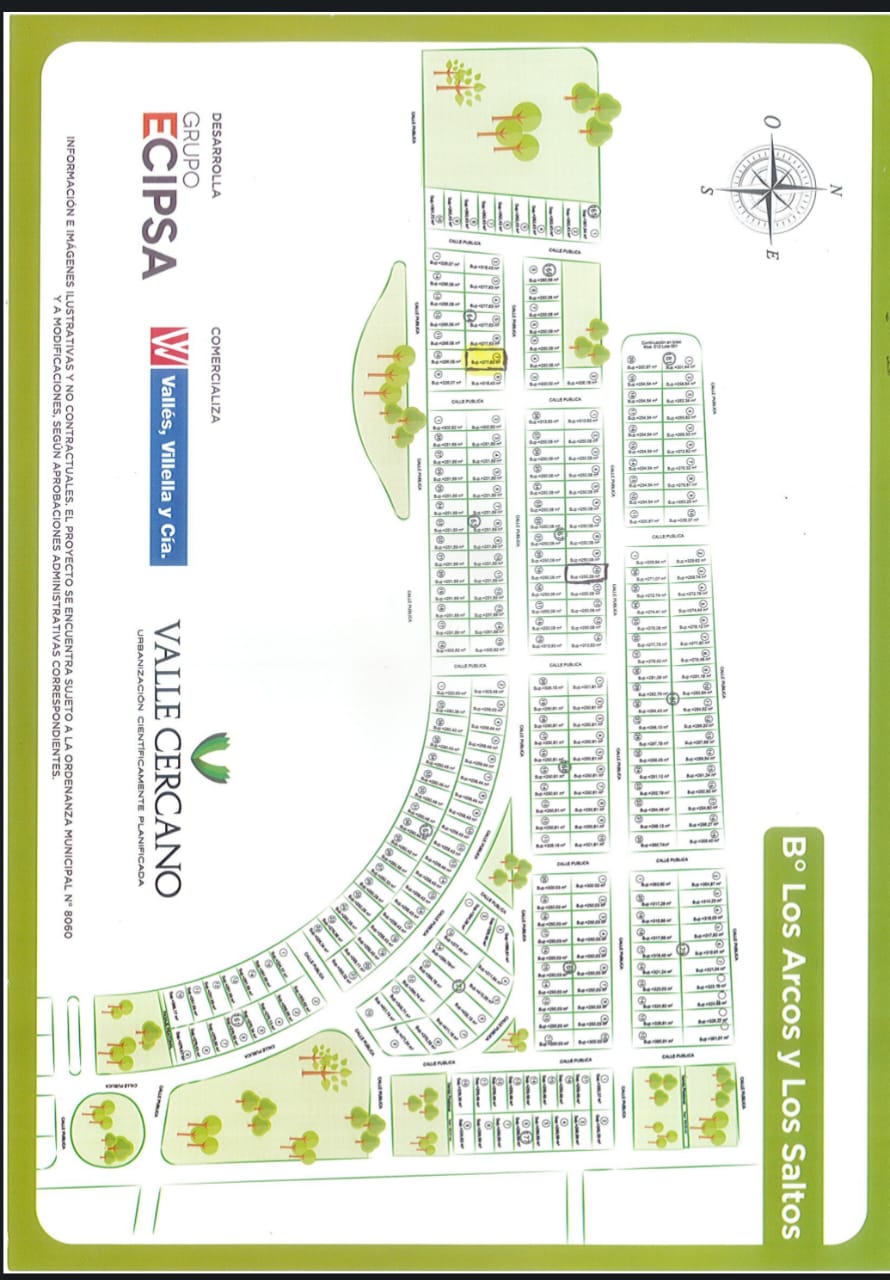 VENTA PLAN LOTE 250 M2 VALLE CERCANO ZONA SUR