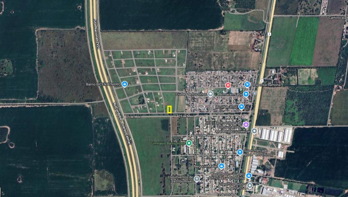 Lote en venta B Bicentenario - Juarez Celman