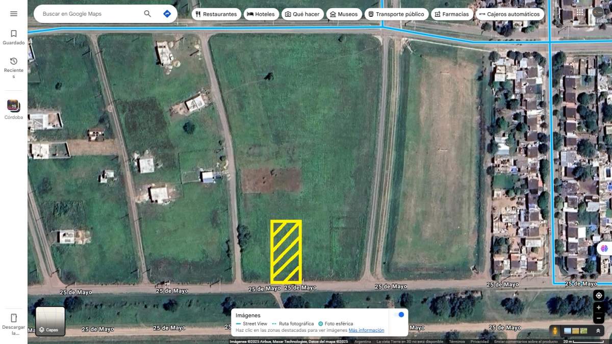 Lote en venta B Bicentenario - Juarez Celman