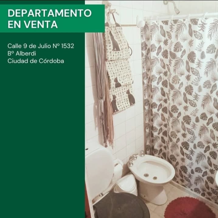 DEPARTAMENTO 1 DORMITORIO EN ALBERDI