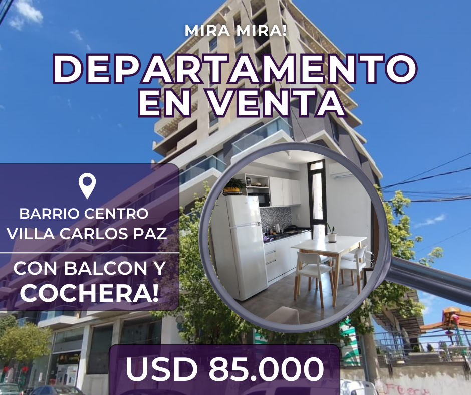 VENTA - DEPARTAMENTO CON COCHERA VCP