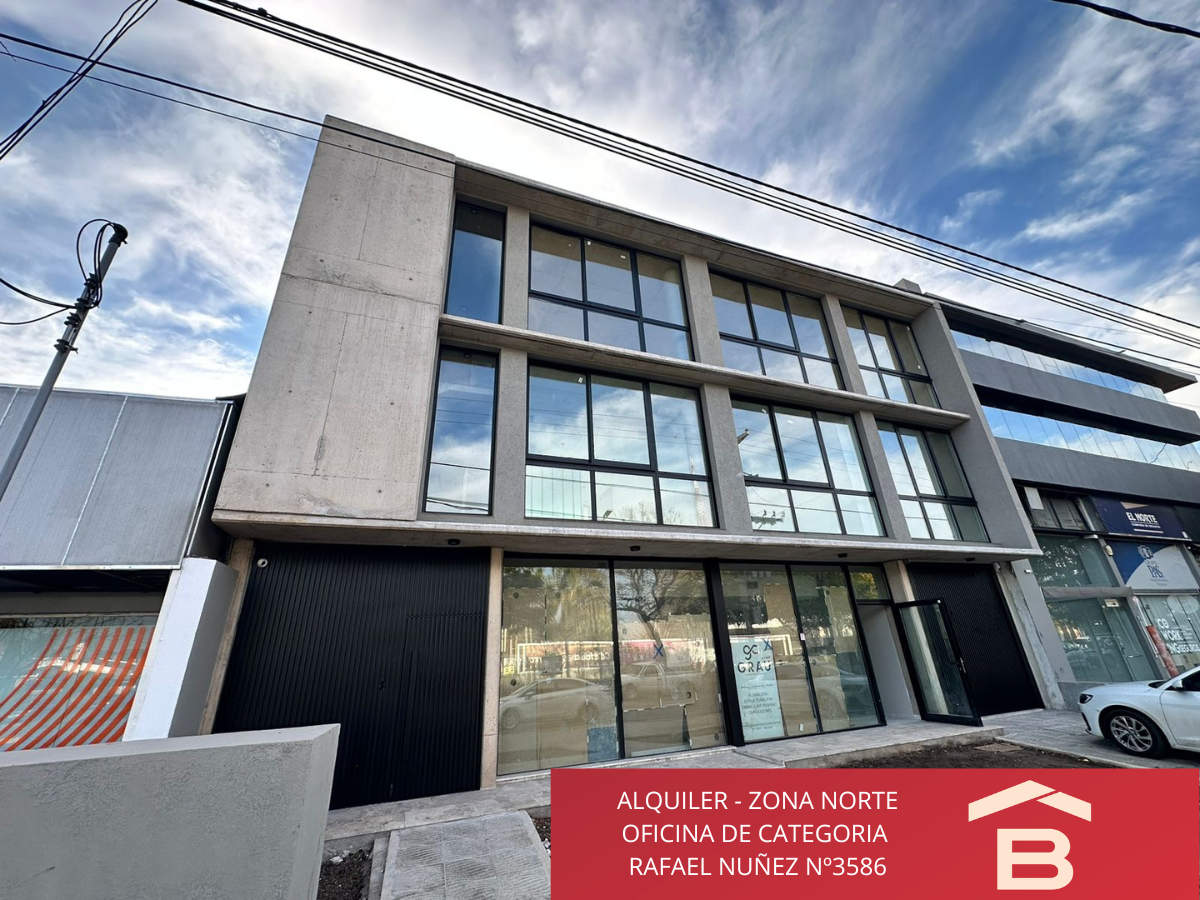 Oficina Premium en Alquiler  Zona Norte  Av. Rafael Núñez 3586