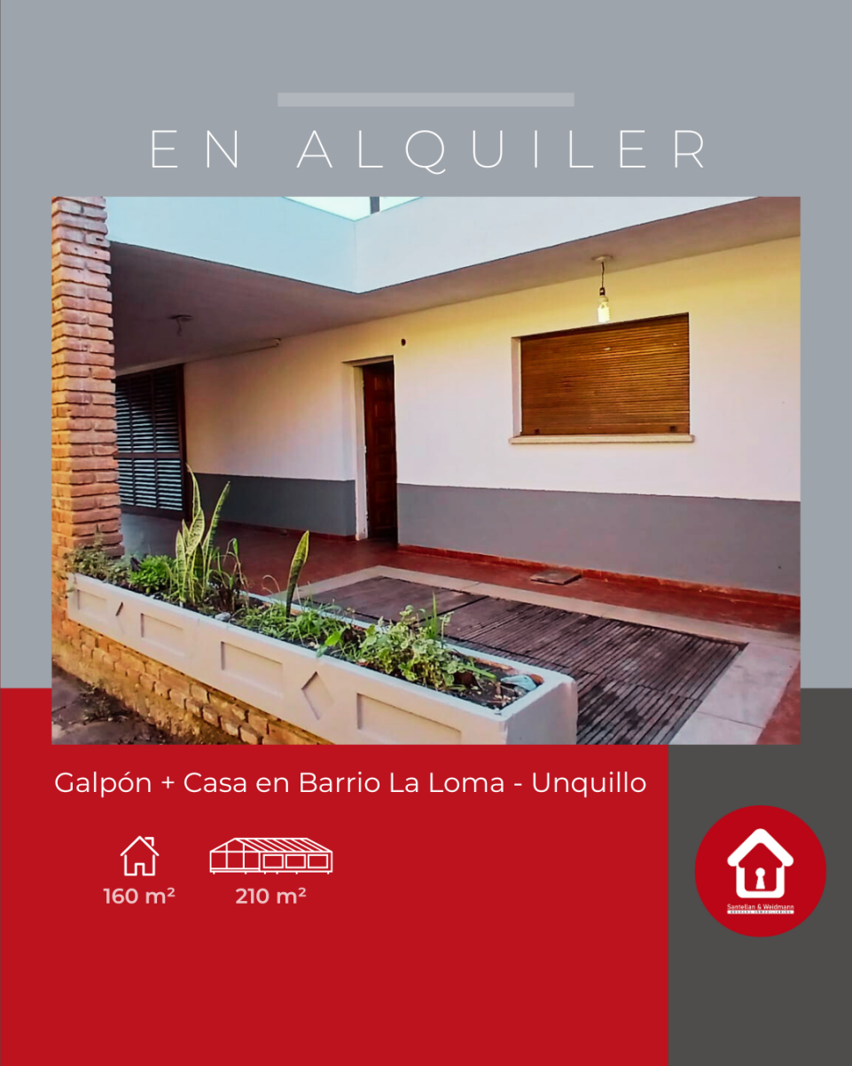 Galpón  Casa en Barrio La Loma - Unquillo
