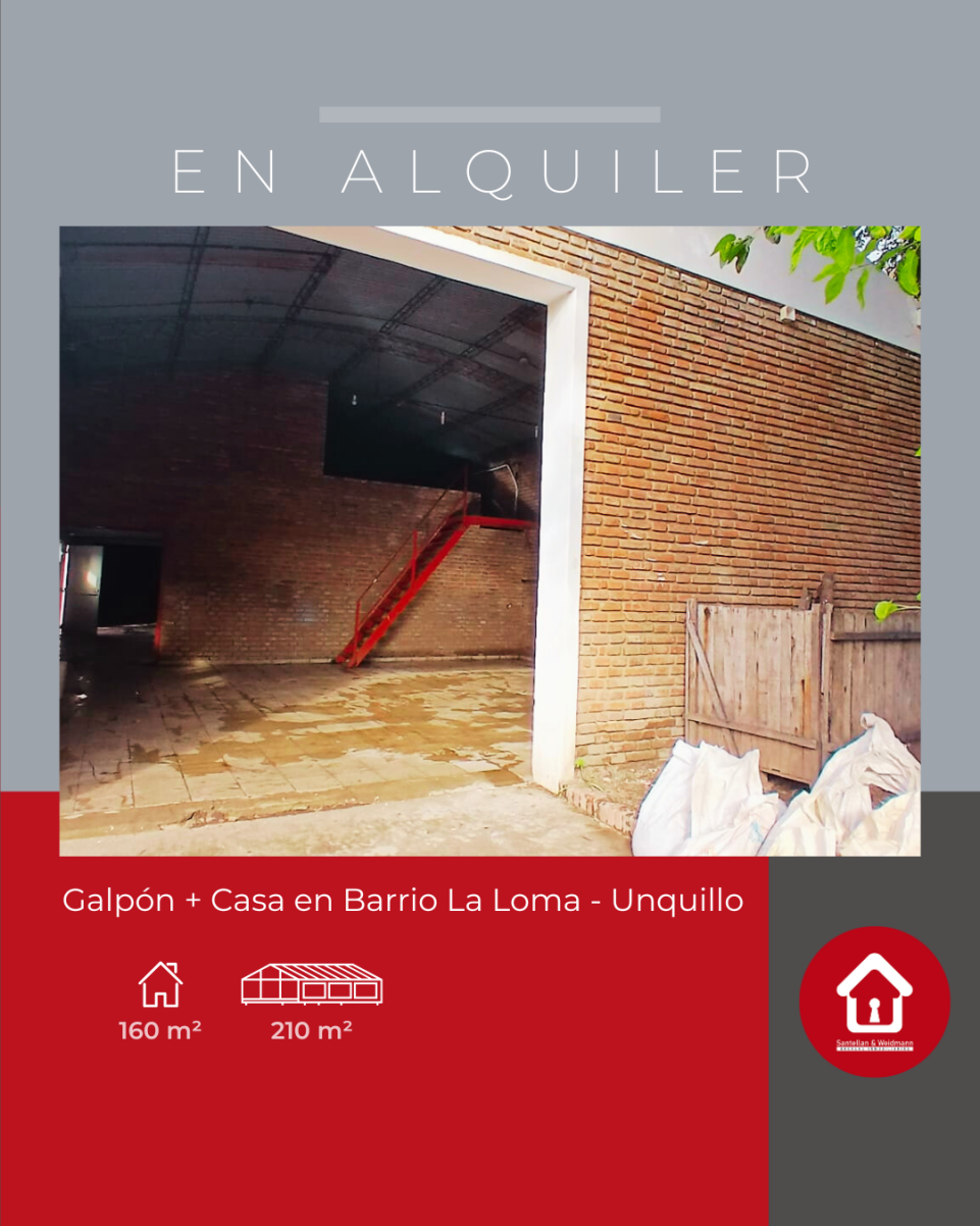 Galpón  Casa en Barrio La Loma - Unquillo