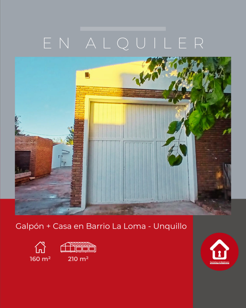 Galpón  Casa en Barrio La Loma - Unquillo