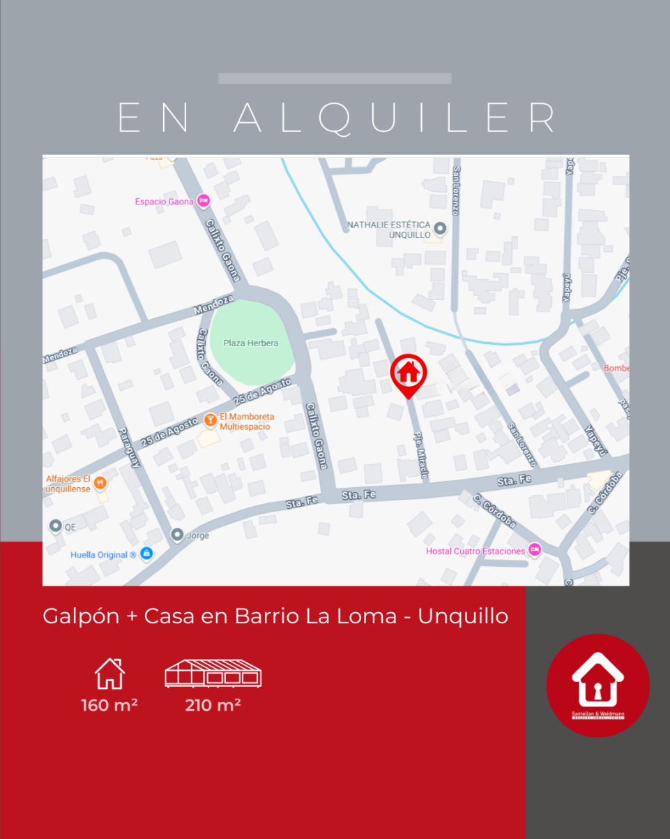 Galpón  Casa en Barrio La Loma - Unquillo